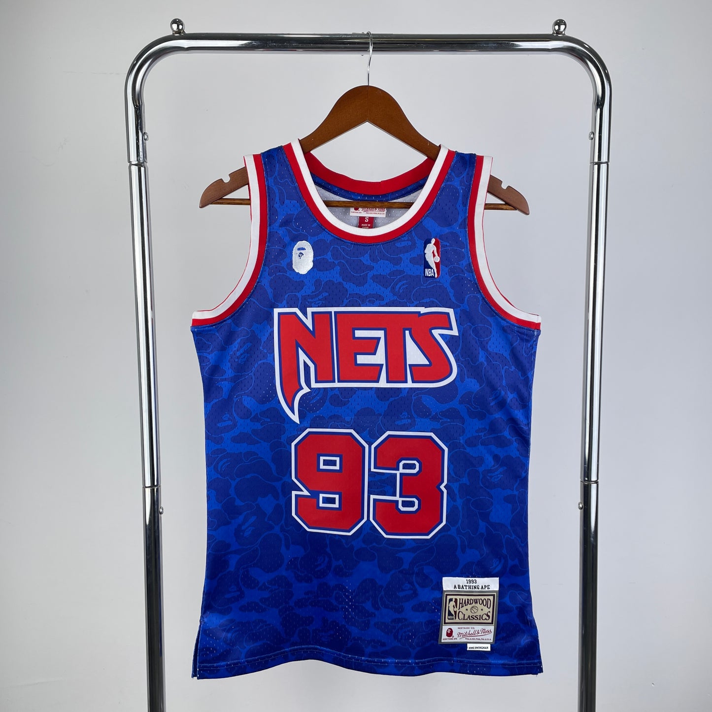 Youth Mitchell & Ness Blue New Jersey Nets 1993 Hardwood